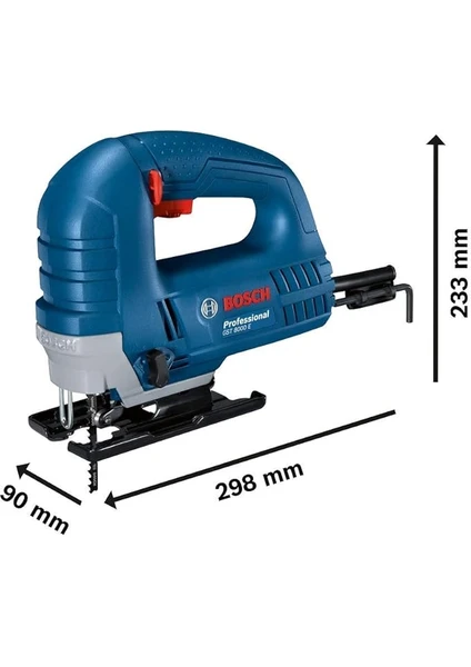 Bosch Gst 8000 E Dekupaj Testere 710W Güçlü Motor ile Hassas Kesim ve Kolay Bıçak Değişimi