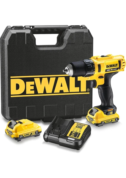 Dewalt DCD710D2-QW 10.8 Şarjli Vidalama, Sari-Siyah