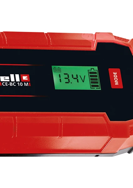 Einhell Ce-Bc 10M Akıllı Dijital Akü Şarj Cihazı 3-200 Ah 12 Volt 10 Amper IP65 Koruma