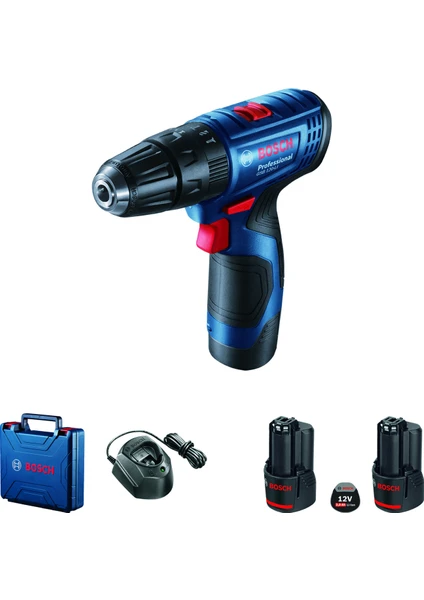 Bosch Gsb 120-Li 2AH Darbeli Akülü Delme Vidalama