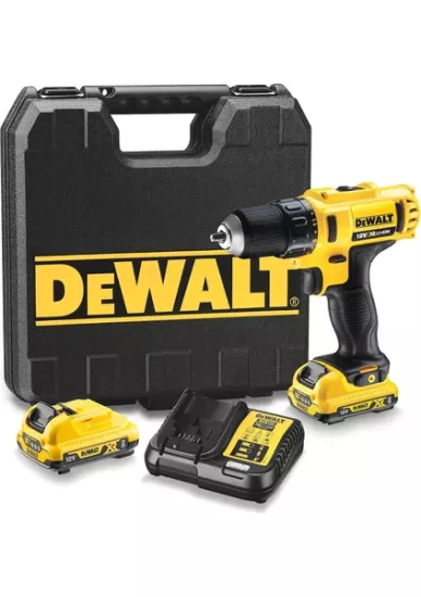 Dewalt DCD710D2-QW 10.8 Şarjli Vidalama, Sari-Siyah